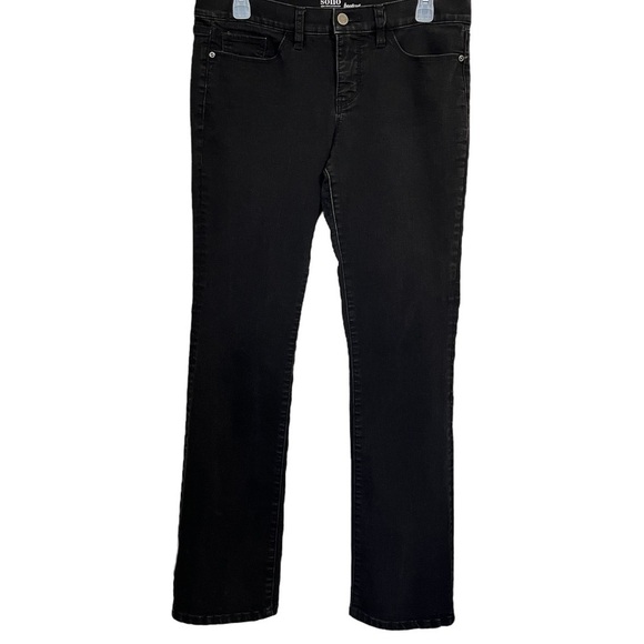 Soho New York & Co. Women’s Black Denim Bootcut Jeans Size 10 Petite - Picture 1 of 10